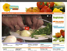 Tablet Screenshot of cocinerosdeverdad.com
